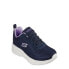 Фото #4 товара Skechers Women's Dynamight Power Plunge Lace-up Navy /Purple Sneaker Size 9.5