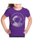 ფოტო #2 პროდუქტის Big Girl's Word Art T-shirt - I Need My Space Astronaut