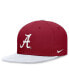 Men's Crimson/White Alabama Crimson Tide Performance Fitted Hat Crimson, White, 7 1/4 - фото #1