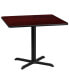 Фото #8 товара 36" Square Laminate Table Top With 30"X30" Table Height Base