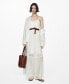 ფოტო #1 პროდუქტის Women's Embroidered Detail Dress