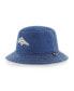 Фото #3 товара Men's Navy Denver Broncos Trailhead Bucket Hat
