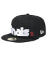 Фото #1 товара Men's Black St. Louis Cardinals Checkered Undervisor 59FIFTY Fitted Hat