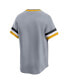 Фото #3 товара Men's Gray Pittsburgh Pirates Cooperstown Collection Limited Jersey