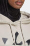 Фото #3 товара Kadın Günlük Sweatshirt Hoodie Logo Ic6107