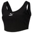 Фото #3 товара Puma Classics Ribbed Crop Top Plus Womens Size 3X Athletic Casual 671977-01