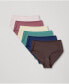 ფოტო #2 პროდუქტის Women's Organic Cotton Everyday High Cut Brief 6-Pack