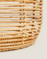 Round hamper with handles