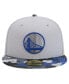 Фото #3 товара Men's Gray Golden State Warriors Active Color Camo Visor 59fifty Fitted Hat