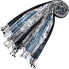 Фото #2 товара Lorenzo Cana luxury ladies Pashmina scarf, Jacquard woven 100% silk, 70 x 190 cm, paisley pattern silk scarf, silk Pashmina, harmonious colours.