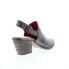 Фото #8 товара Bed Stu Sierra F399010 Womens Brown Leather Slip On Heeled Sandals Shoes