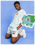 Фото #1 товара ASOS DESIGN co-ord shorts with Pokemon all over print in blue