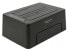 Delock 63957 - HDD - SSD - Serial ATA III - 2.5,3.5" - USB 3.2 Gen 2 (3.1 Gen 2) Type-C - 6 Gbit/s - Black