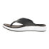 Propet Easton Flip Flops Mens Black Casual Sandals MSV011PBLK