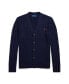 Фото #1 товара Big Boys Cable-Knit Cotton V-Neck Cardigan Sweater