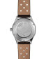 Men's Swiss Automatic Vintage Rally Healy COSC Brown Leather Strap Watch 40mm - Limited Edition Box Set