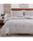 Фото #1 товара 3PCS Cotton Chenille Clipped Duvet Cover Set, Full/Queen