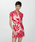 Фото #2 товара Women's Print Wrap Dress