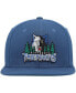 Фото #5 товара Men's Blue Minnesota Timberwolves Hardwood Classics Team Ground 2.0 Snapback Hat