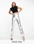 Фото #4 товара ASOS DESIGN Tall 90's straight jean in silver