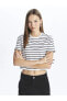 Фото #4 товара Футболка LC Waikiki Striped Crop