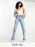 ASOS DESIGN Tall 90s straight leg jeans in vintage light wash