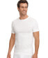 Фото #1 товара Men's Tagless 3-Pack Crew Neck Undershirts + 1 Bonus Shirt, Created for Macy's