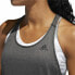 Фото #14 товара Женская футболка без рукавов Adidas 3 Stripes Tank Темно-серый