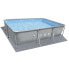 AVENLI Frame Rectangular Pool 1000Gal Sand Pump+Ladder+Ground cloth and Cover Tubular Pools