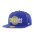 Фото #2 товара Men's Royal Golden State Warriors High Post Captain Snapback Hat