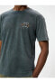 4sam10248hk 931 Antrasit Erkek Pamuk Jersey Kısa Kollu T-shirt