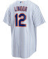 Фото #3 товара Men's Francisco Lindor White New York Mets Home Replica Player Jersey