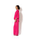 ფოტო #1 პროდუქტის Women's Butterfly Sleeve Raspberry Pink Open Back Hi-Lo Top