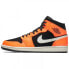 Фото #3 товара Кроссовки Nike Air Jordan 1 Mid Black Cone (Оранжевый)