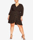 ფოტო #1 პროდუქტის Plus Size Amber Frill Mini Dress