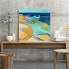 Фото #2 товара Seaside Gallery-Wrapped Canvas Wall Art - 16" x 16"