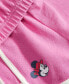 ფოტო #4 პროდუქტის Toddler & Little Girls Minnie Mouse Polo Shirt & Shorts, 2 Piece Set