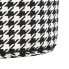 Пуфф Белый из полиэстера 45 x 45 x 45 см из 100% хлопка с узором Houndstooth BB Home - фото #4