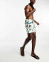 Фото #3 товара ONLY & SONS swimshorts in white floral print