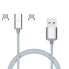 Фото #4 товара MCL Samar MCL MC923-1C/2AZ-1M - 1 m - USB C - USB A - USB 3.2 Gen 1 (3.1 Gen 1) - Grey