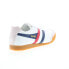 Фото #15 товара Gola Harrier Leather CMA198 Mens White Leather Lifestyle Sneakers Shoes