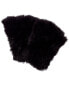 Surell Accessories Faux-Fur Knit Fingerless Mittens Women's Navy Frost - фото #3