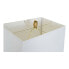 Desk lamp DKD Home Decor White Polyester Metal Crystal 220 V Golden 60 W (43 x 25 x 75 cm)