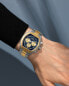 ფოტო #3 პროდუქტის Roman Stainless Steel Two Tone & Blue Men's Watch 1291EROS