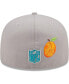 Фото #5 товара Men's Gray Miami Dolphins City Describe 59Fifty Fitted Hat