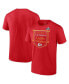 Фото #1 товара Men's Red Kansas City Chiefs Super Bowl LVIII Champions Hometown Big and Tall T-shirt