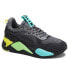Фото #3 товара Puma RsX Highlighter Lace Up Mens Grey Sneakers Casual Shoes 38471002