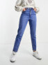 Фото #2 товара New Look waist enhance mom jeans in blue
