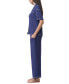 ფოტო #3 პროდუქტის Women's 2-Pc. Notched-Collar Pajamas Set