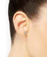 ფოტო #2 პროდუქტის Diamond Halo Stud Earrings (3/4 ct. t.w.) in 10k Gold